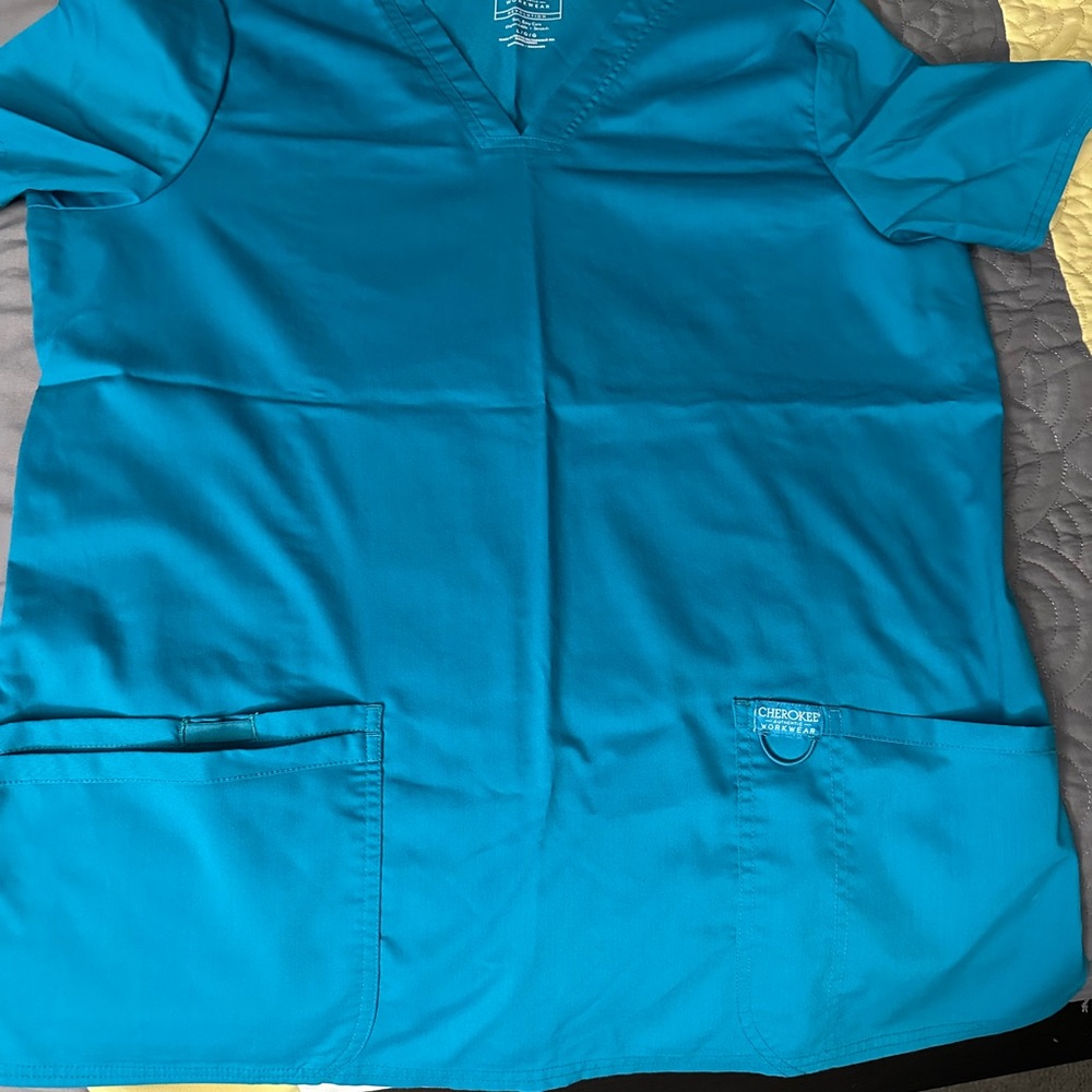 Cherokee Teal Scrubs.